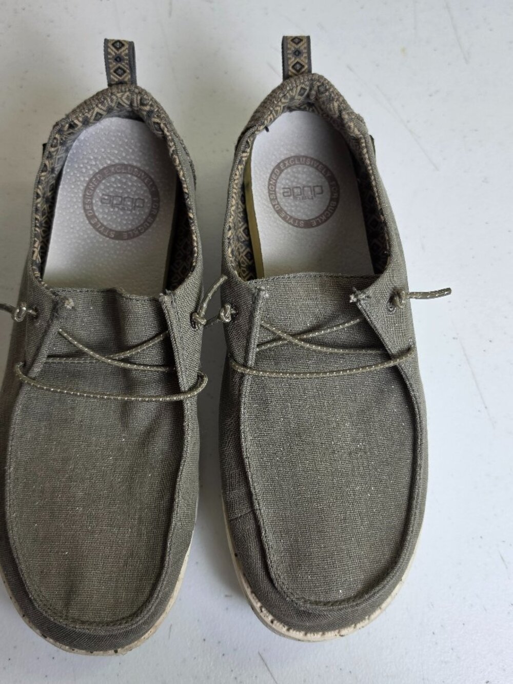 Hey Dude Wendy Slip-on Shoes Sparkle Green Women's Size 7